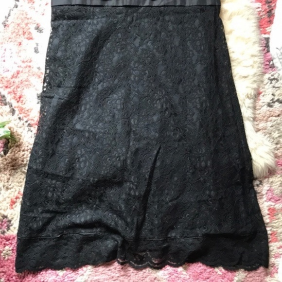 Anthro Odile Lace LBD Cummerbund 2005 Vintage - Picture 5 of 8